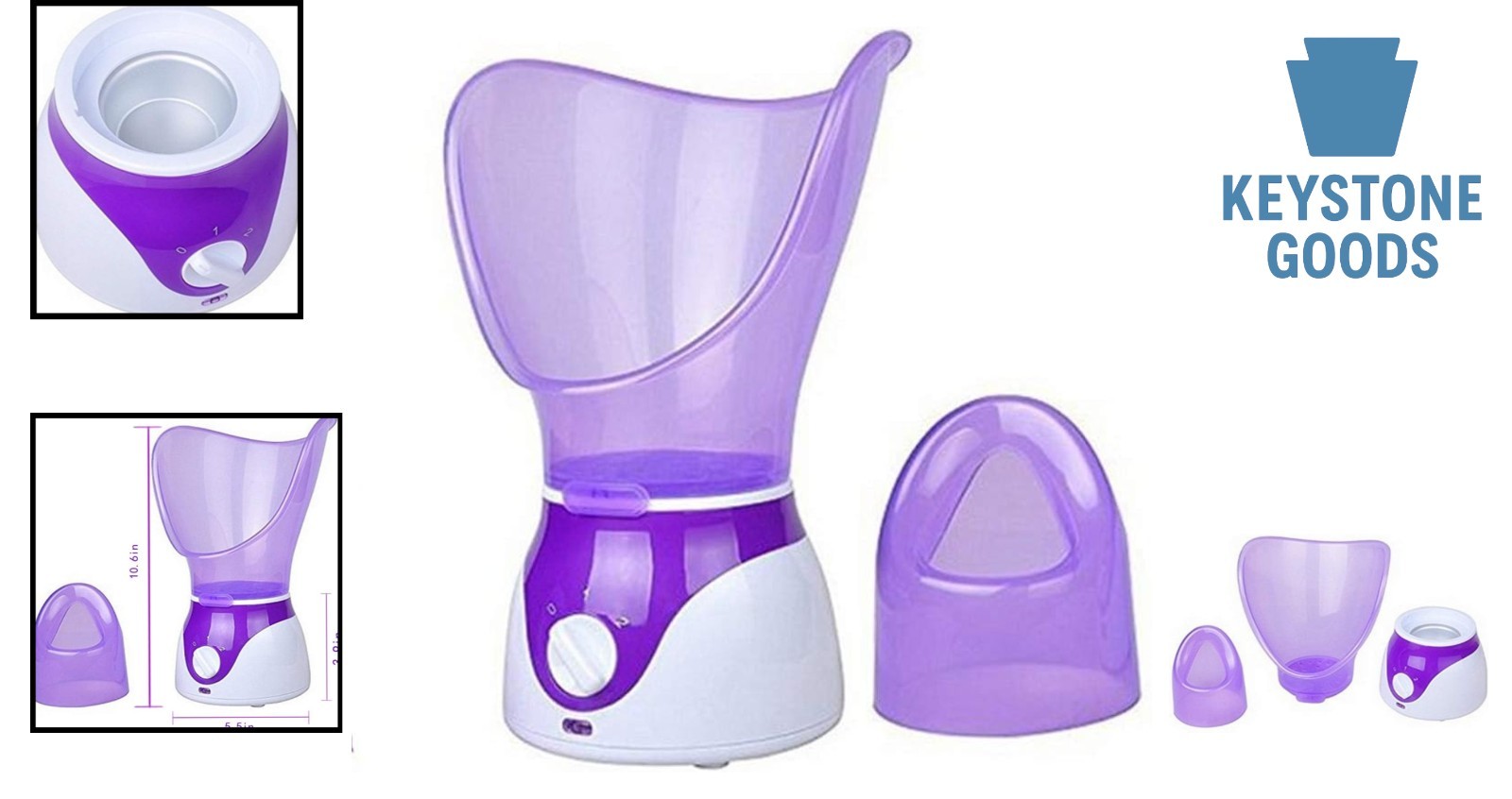 Home Facial Steamer with Auto Shutoff for Skin Care & Relaxation