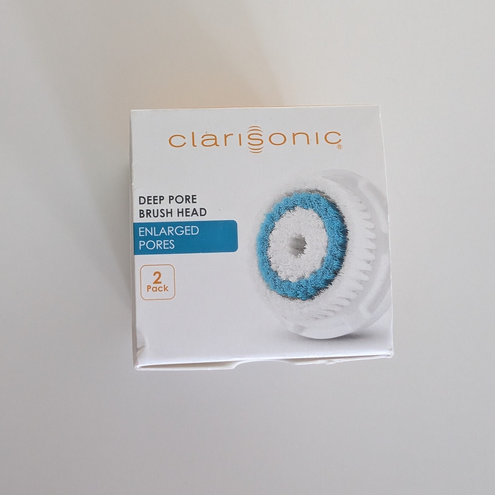 NEW Clarisonic Deep Pore Brush Head (2 Pack) for Enlarged Pores