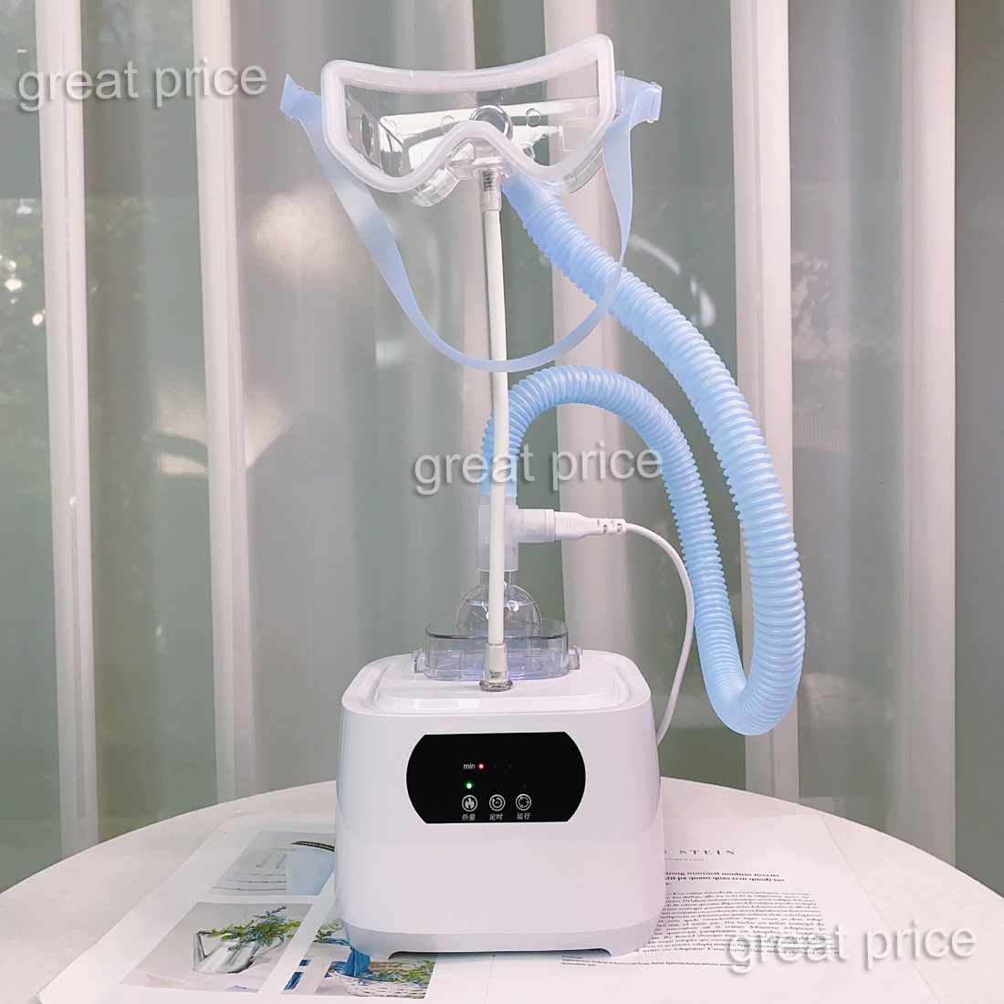 Eye Care Spa Home Salon Eye Hot Compress Mist Atomizer Dark Circles Treatment