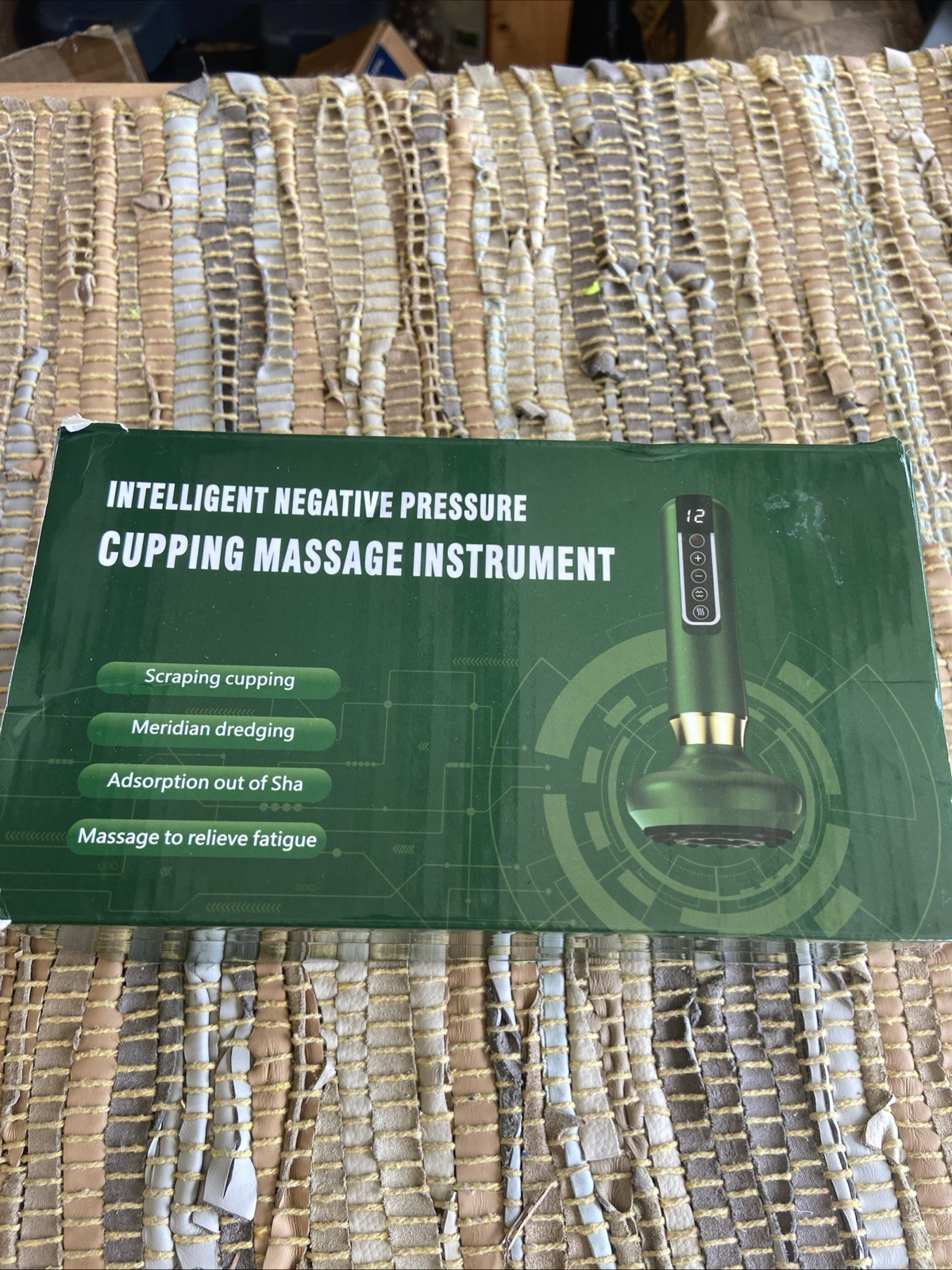 Intelligent Negative Pressure Cupping Massage Instrument Model:A15 Green