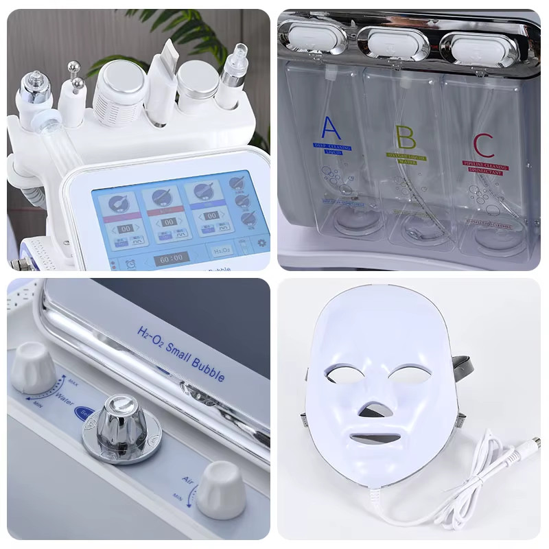 7 in 1 H2O2 Beauty Skin Cleansing Hydrofacial Machine Facial Machine Water Aqua