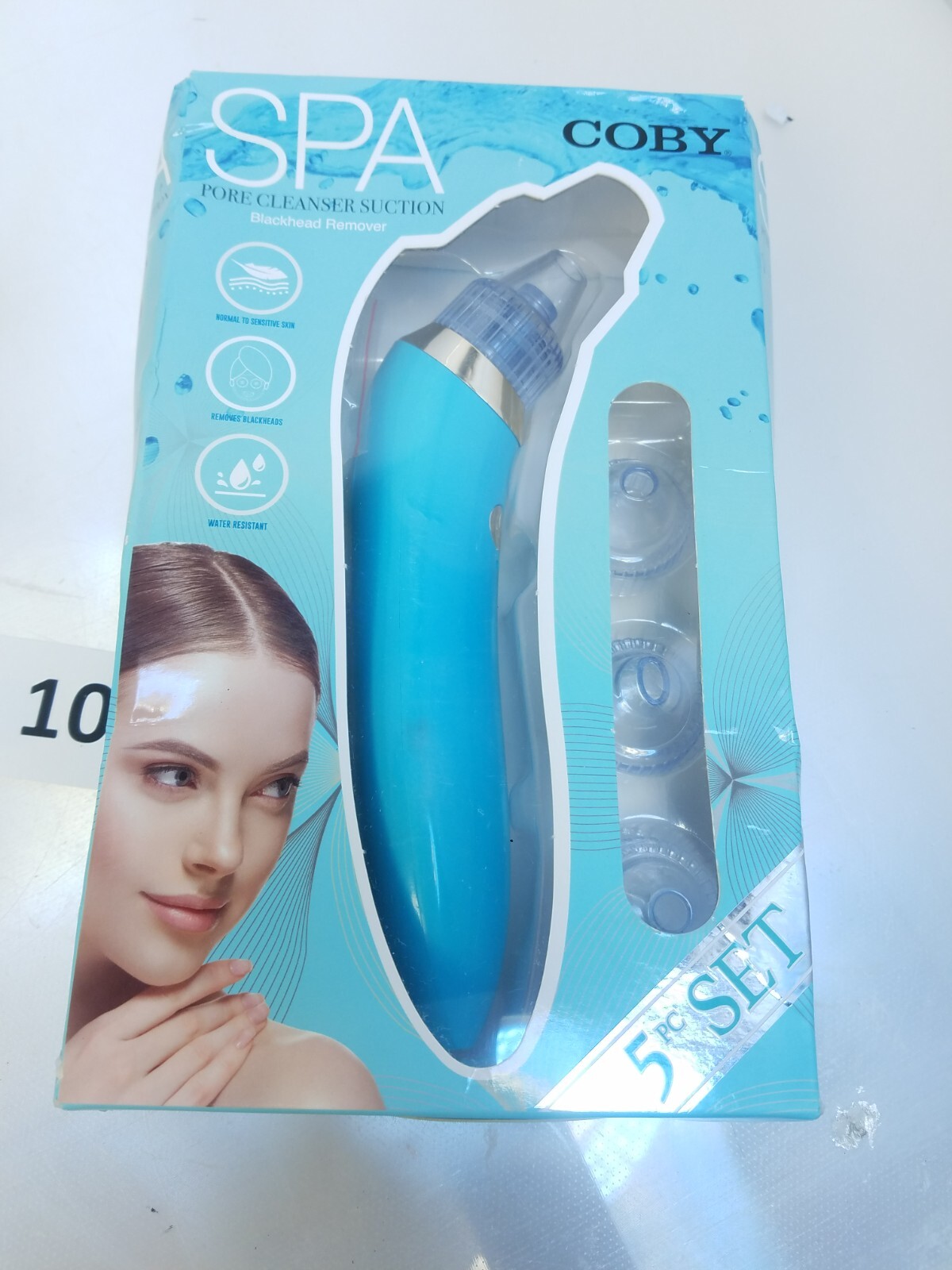 Coby Pore Cleanser Suction Blackhead Remover Adjustable Suction & Heads 5pc Set