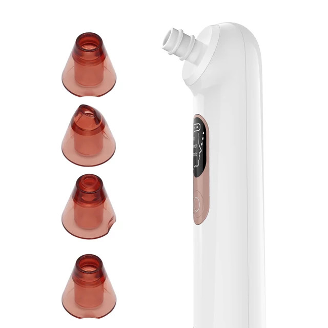 Blackheads Remover Pore Acne Rechargeable 4suctions Face Cleansing Device