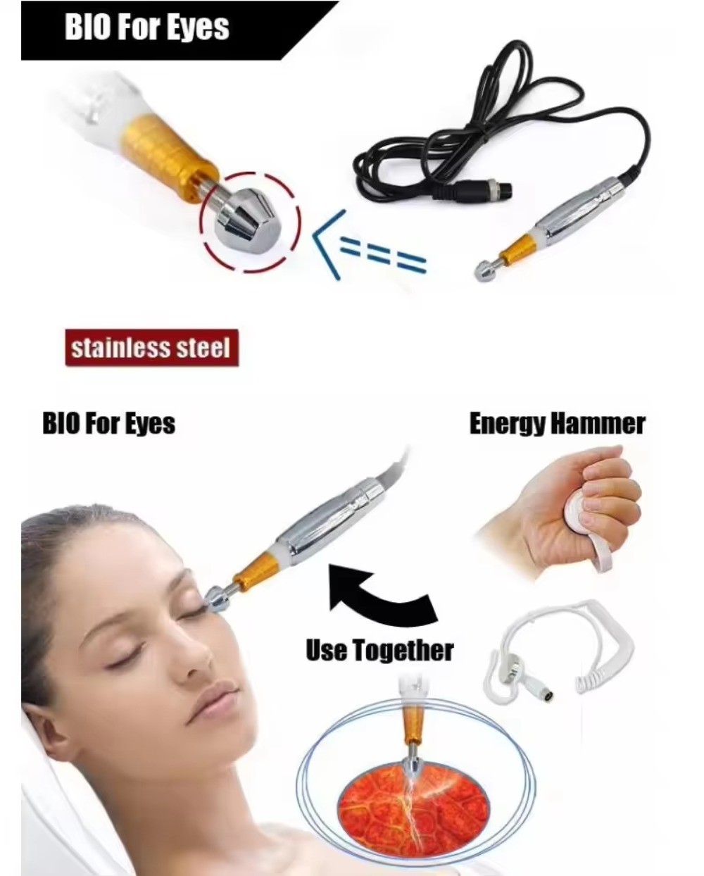 4 in1 Needle Free Mesotherapy Photon Machine Bio No-Pain Mesotherapy Face Lift