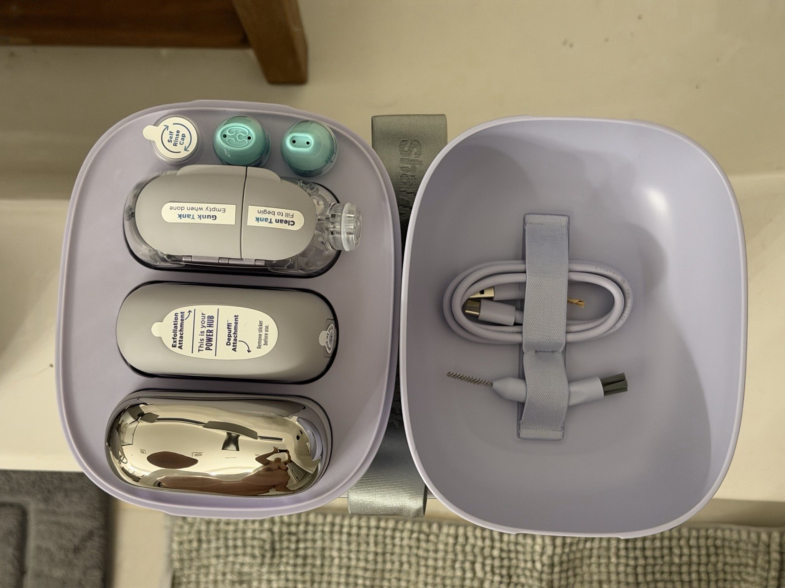 Shark FacialPro Glow FH320 Facial Massager w/ Case & USB Cable, Wireless