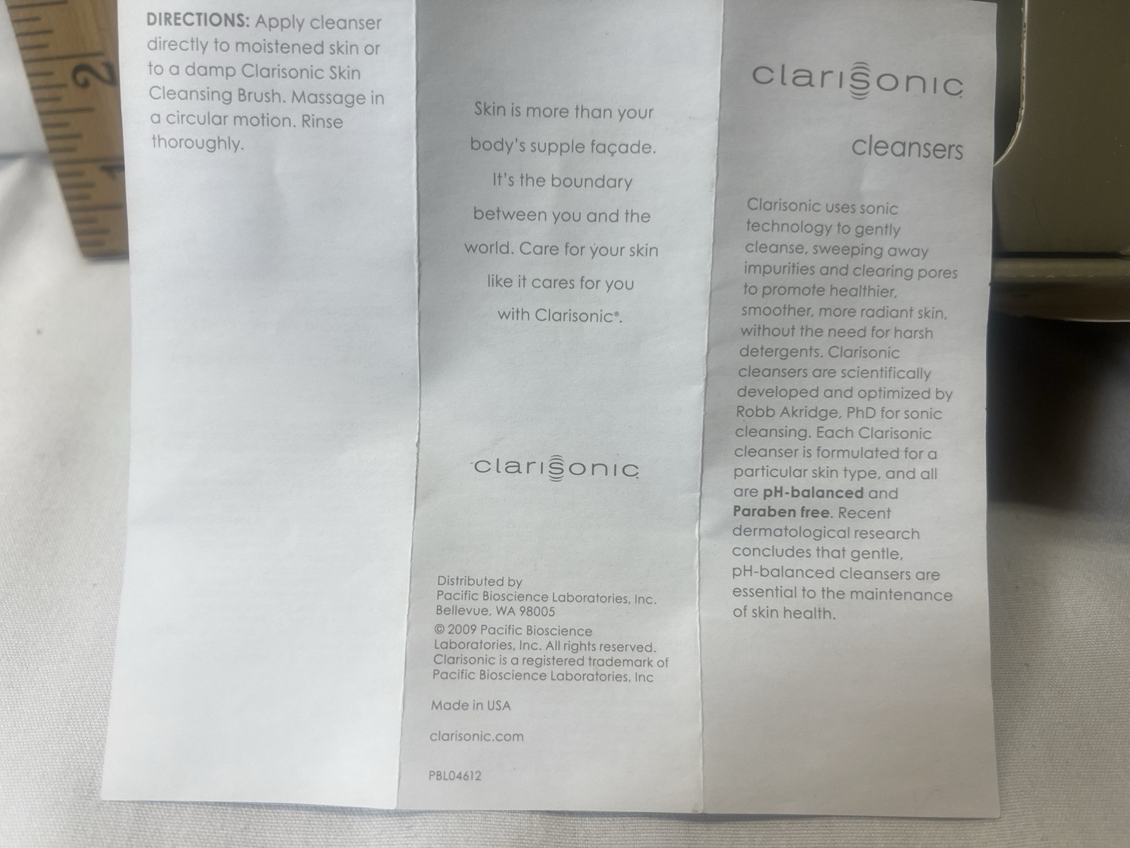 Clarisonic Mia Sonic Skin Cleansing 1 Speed White