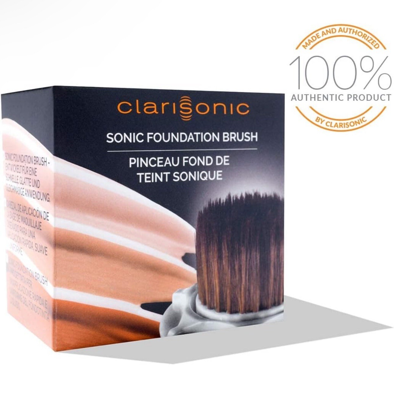 G💜 New Clarisonic Sonic Foundation Makeup Brush Head Authentic Any Device