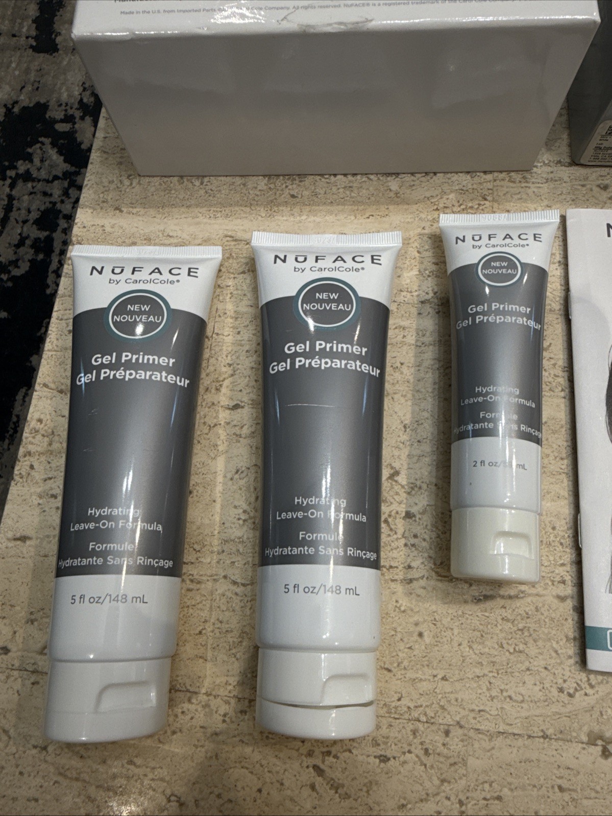 NUFACE MINI Facial Toning Device For Parts-2 Brand New 5 OZ Gel primers- Charger