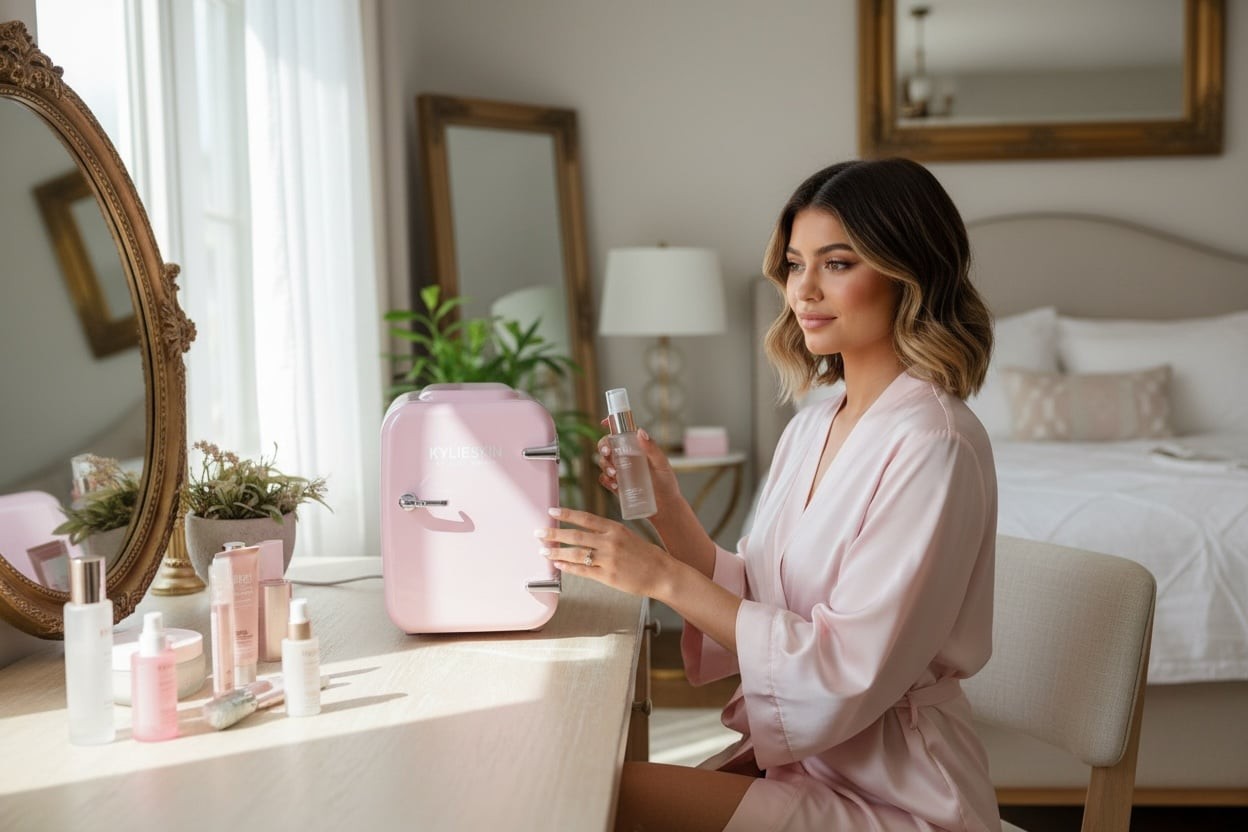Kylie Skin Limited Edition Pink Mini Fridge