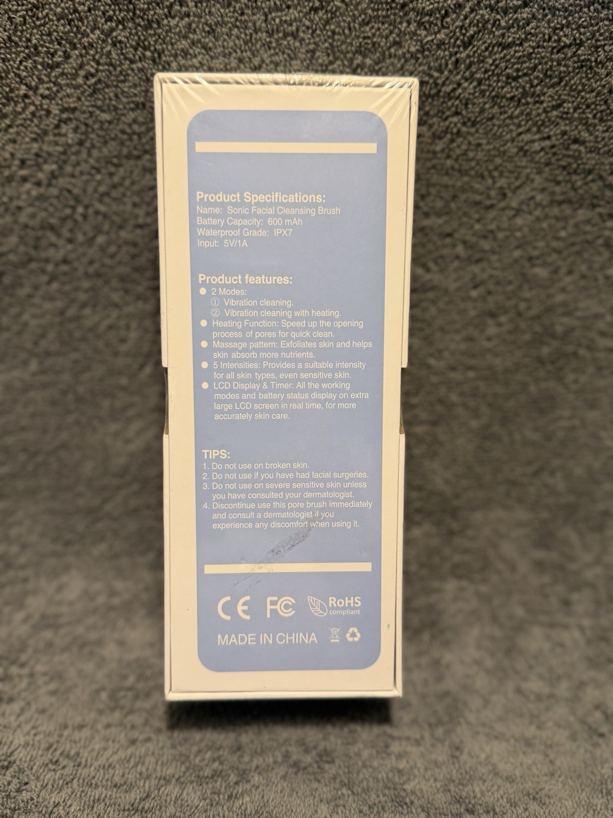Brand New Sonic Facial Cleansing Brush