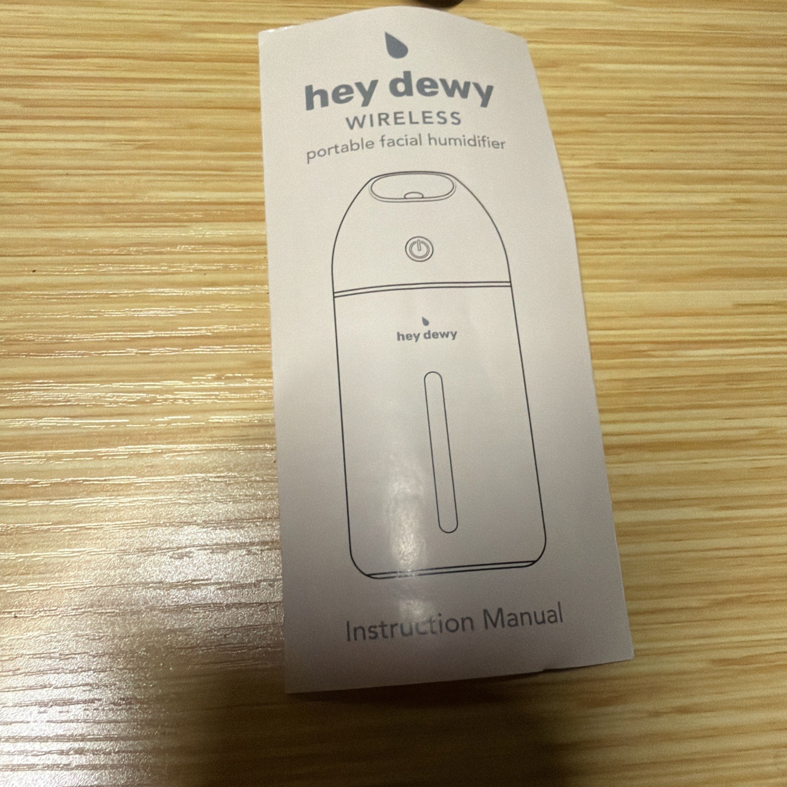 Hey Dewy Wireless Portable Facial Humidifier in Pearl White *