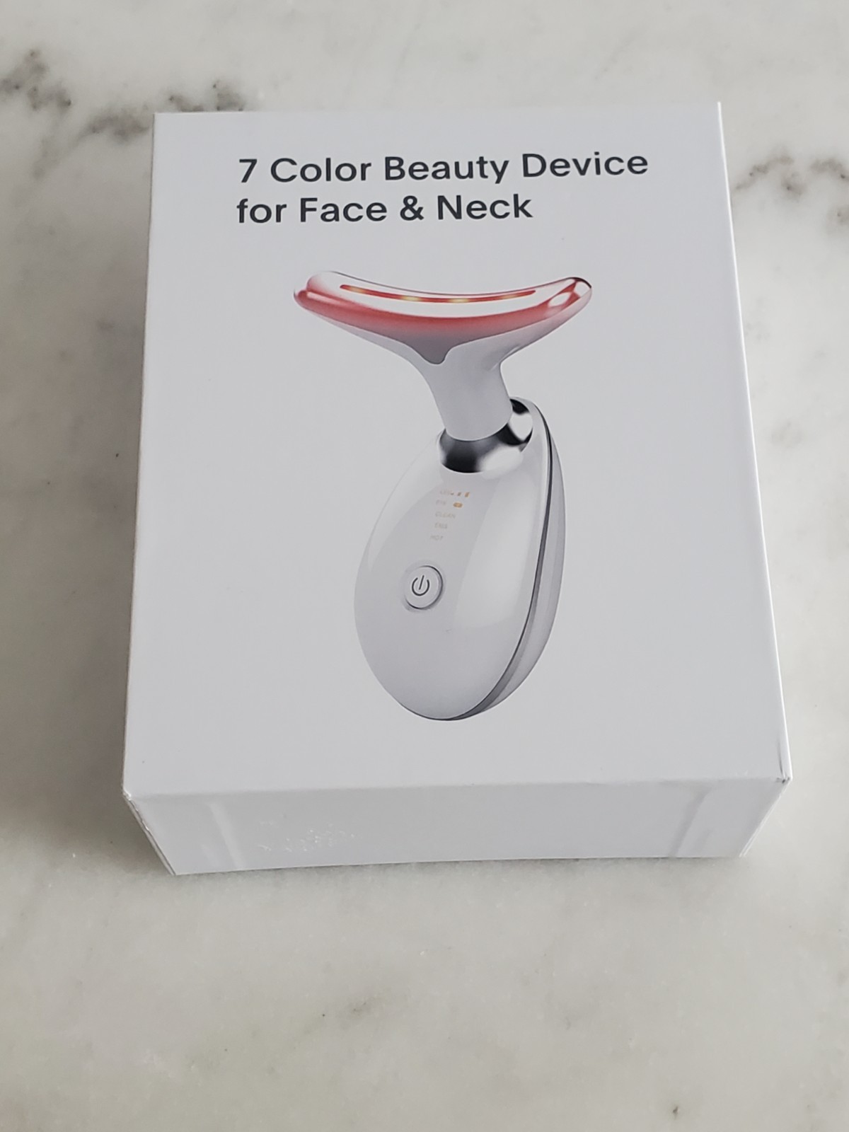 7 Color Facial Beauty Device For Face And Neck Care open box 3 in 1 Portable