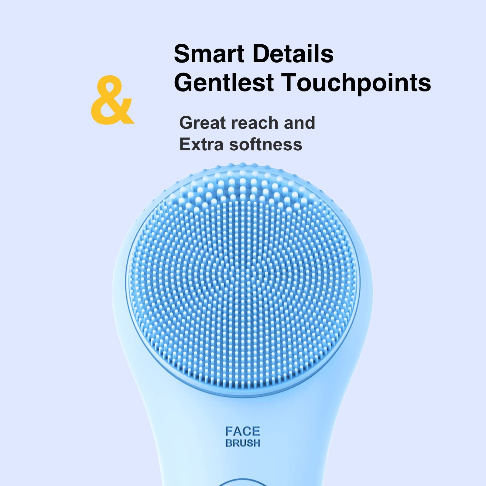 Electric Facial Cleansing Brush – Waterproof and Rechargeable, Exfoliates, Cl…