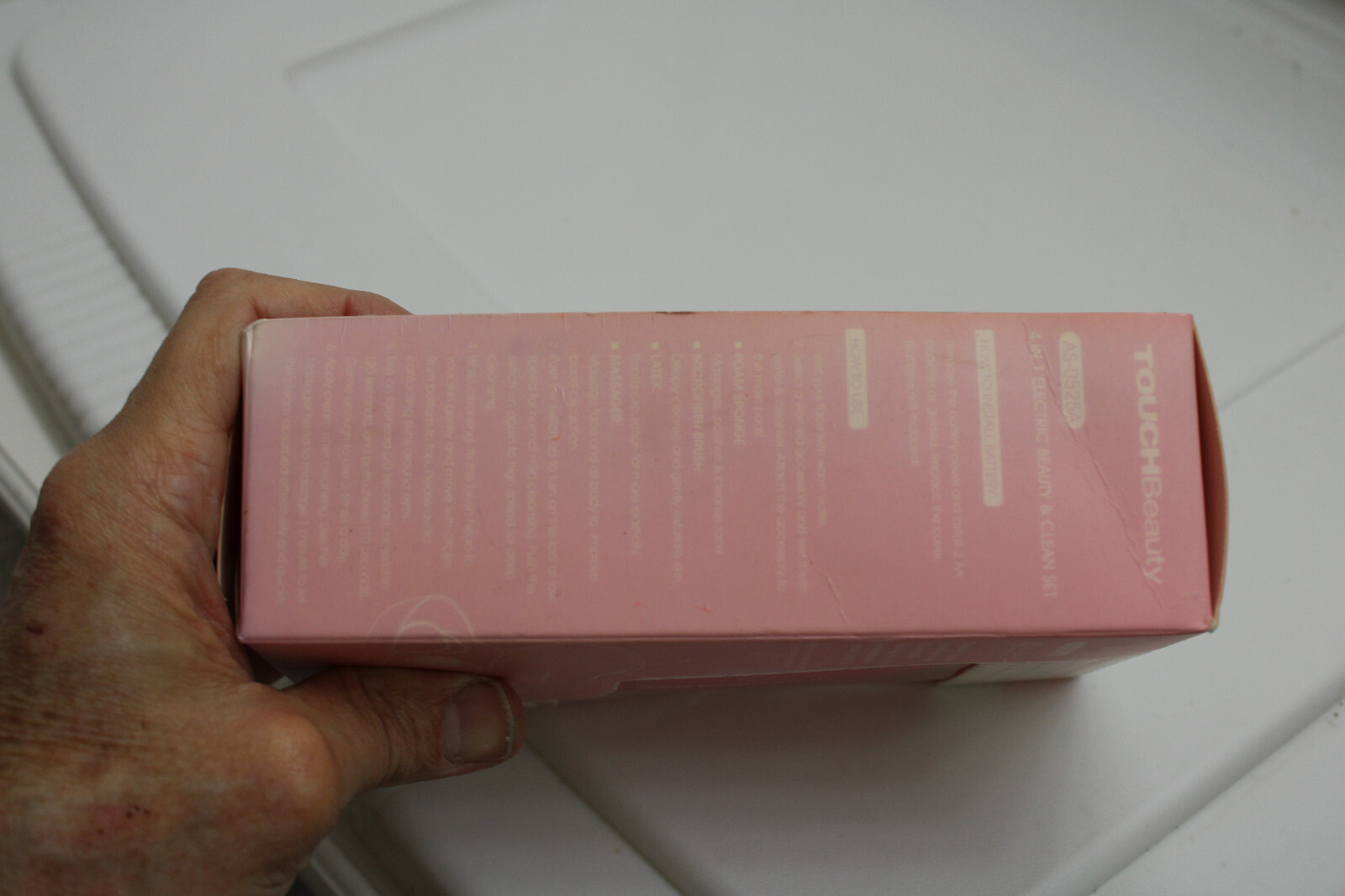 Women’s Touch Beauty Pink Facial Cleanse Electric Brush Set Open Box