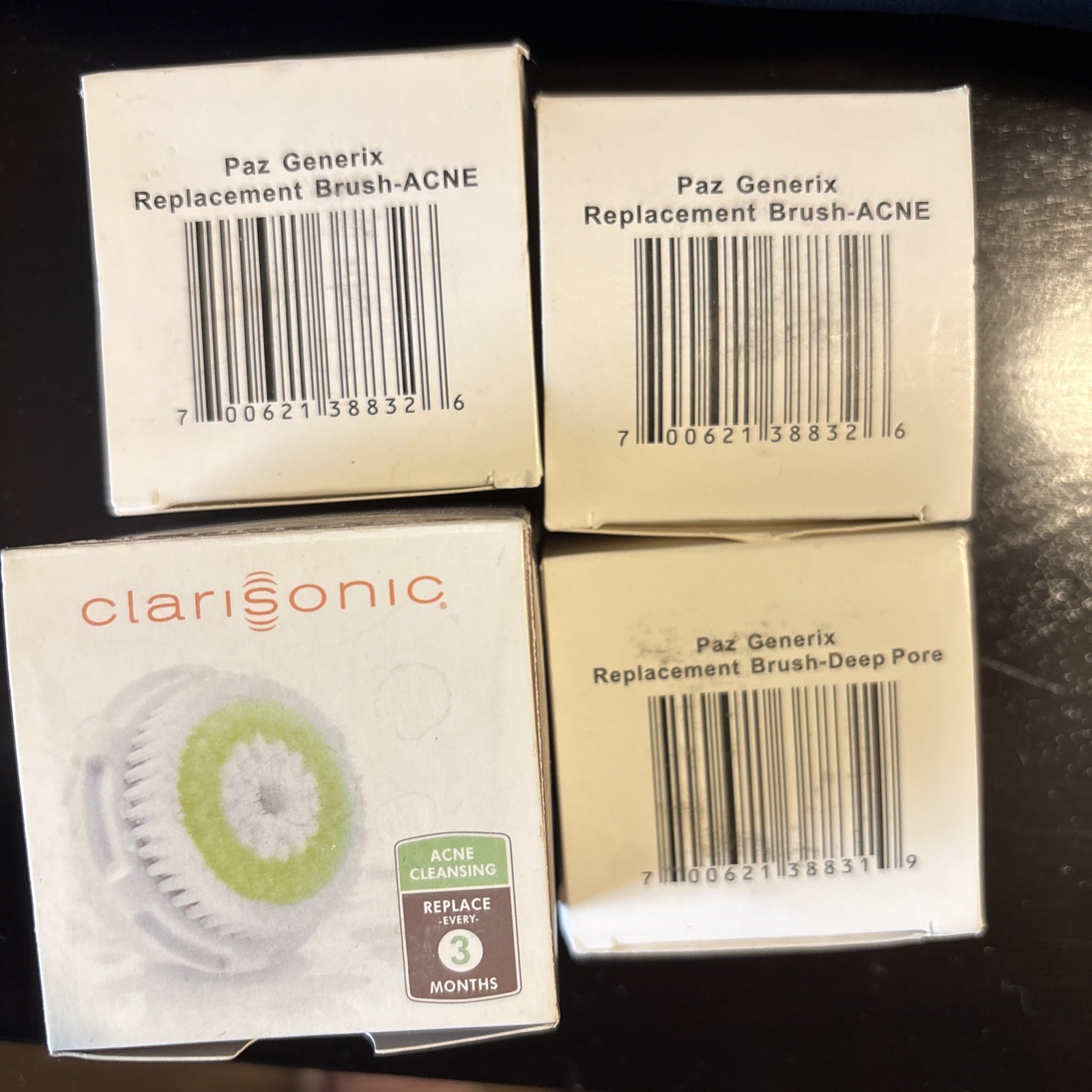 NEW 4 Acne Cleanse And Deep Pore Facial Cleansing Brush Head For Clarisonic