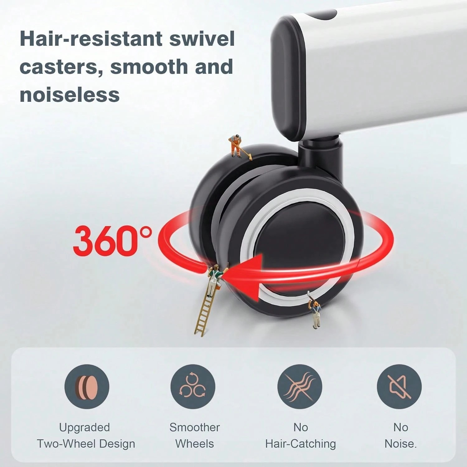 2 in 1 Facial Steamer with 3X Magnifying Lamp, Rolling Stand