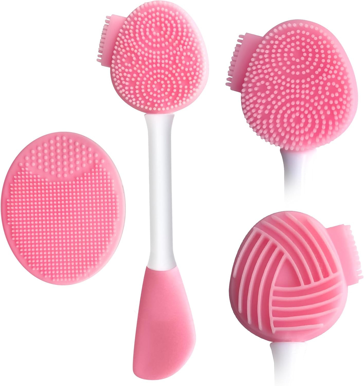 Silicone Face Scrubber Face Mask Brush Exfoliating Lip Cleansing Facial Cleansin