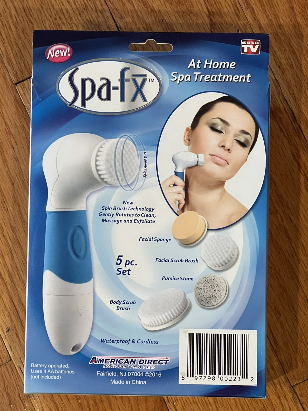 Spa-Fx Home Spa Treatment Deep Cleans Exfoliates Unclogs Pores Blackhead Scrub