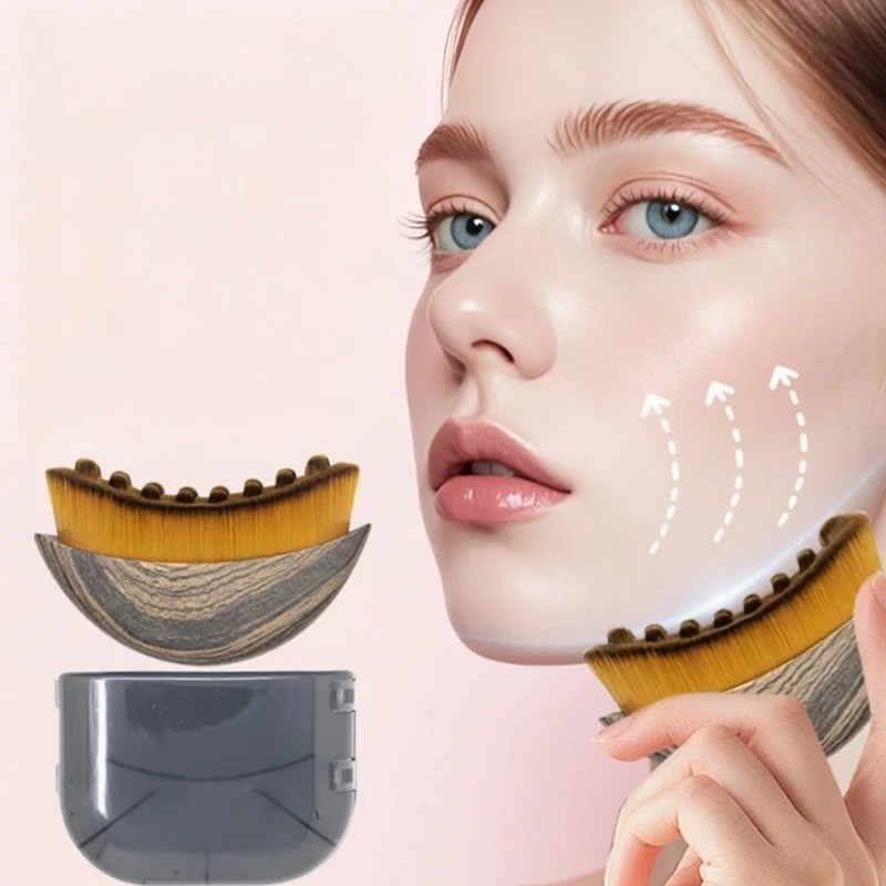 New Lymphatic Contour Face Brush, Lymphatic Drainage Massager by Glowiex