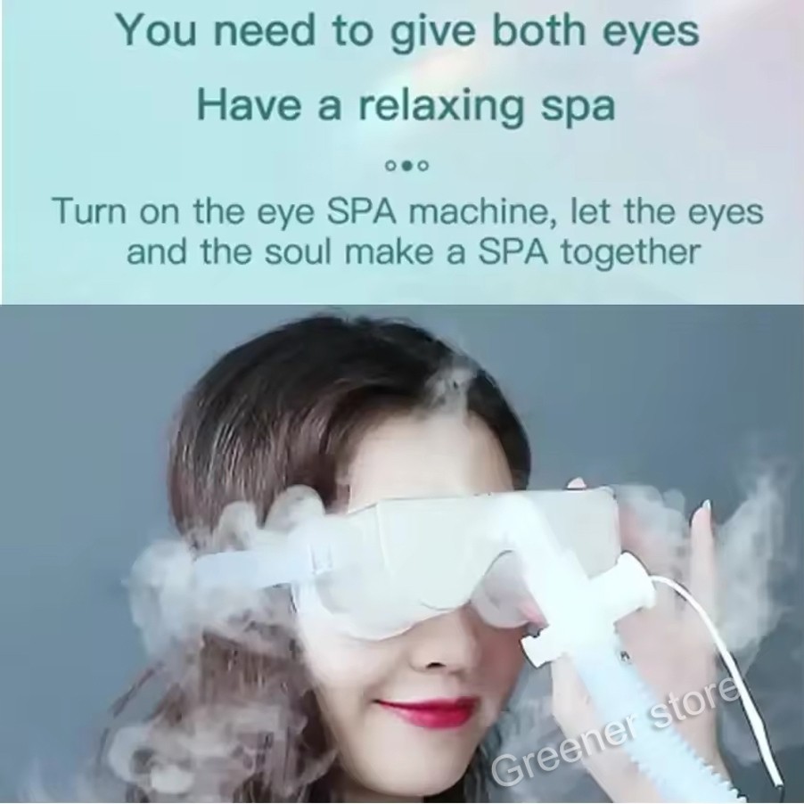 Eye Care Spa Home Salon Eye Hot Compress Mist Atomizer Dark Circles Treatment