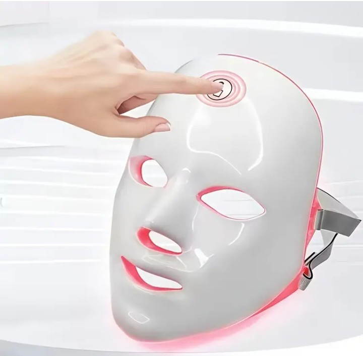 Home USB powered 7 color LED facial beauty instrument facial care tools….