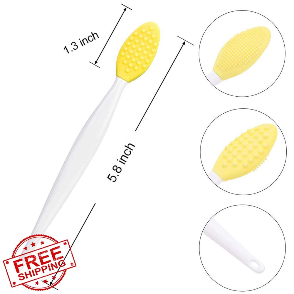 Yoizyfree 5 Pcs Facial Cleansing and Lip Scrub Brush Set