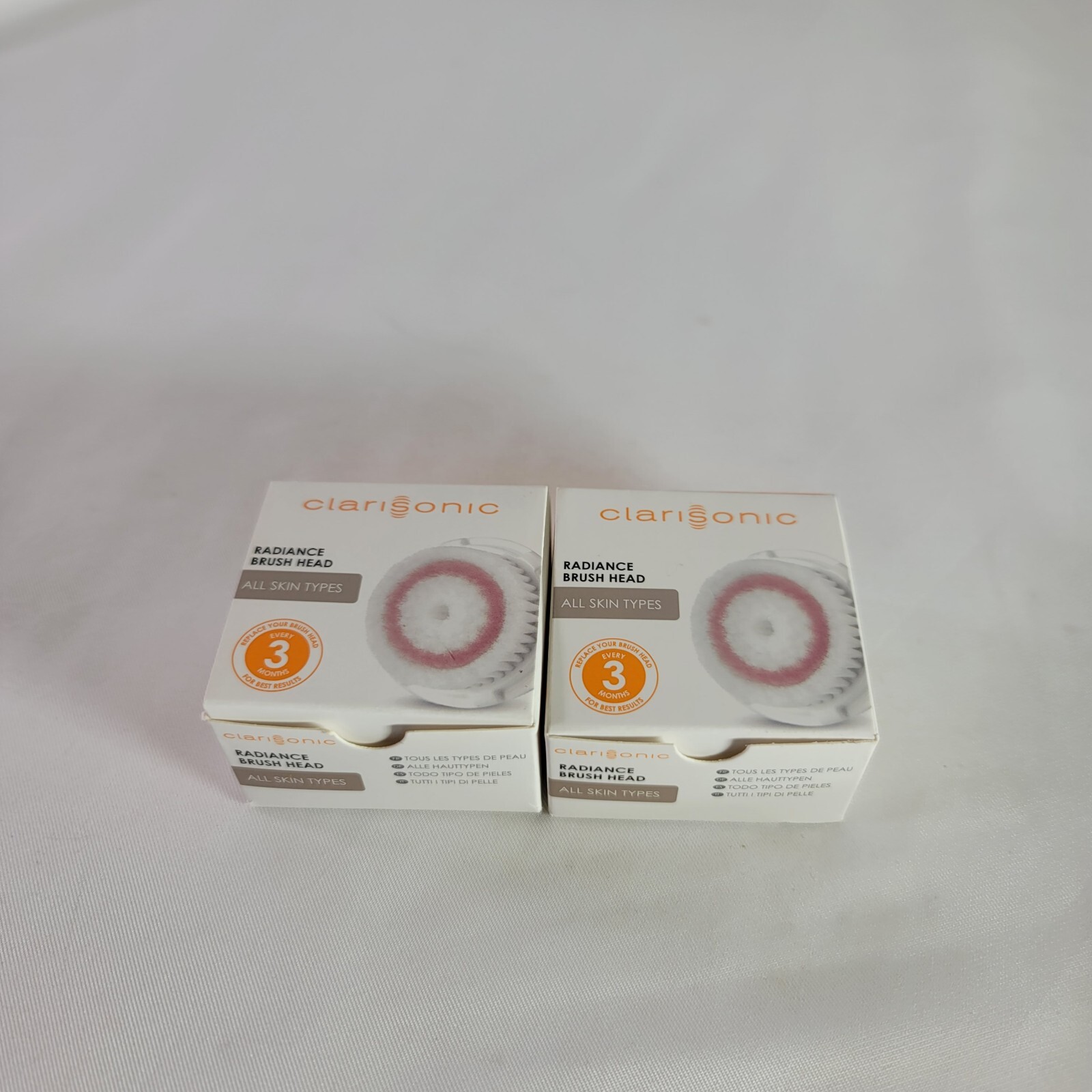 Clarisonic Replacement Brush Head New lot Of 2 Radiance