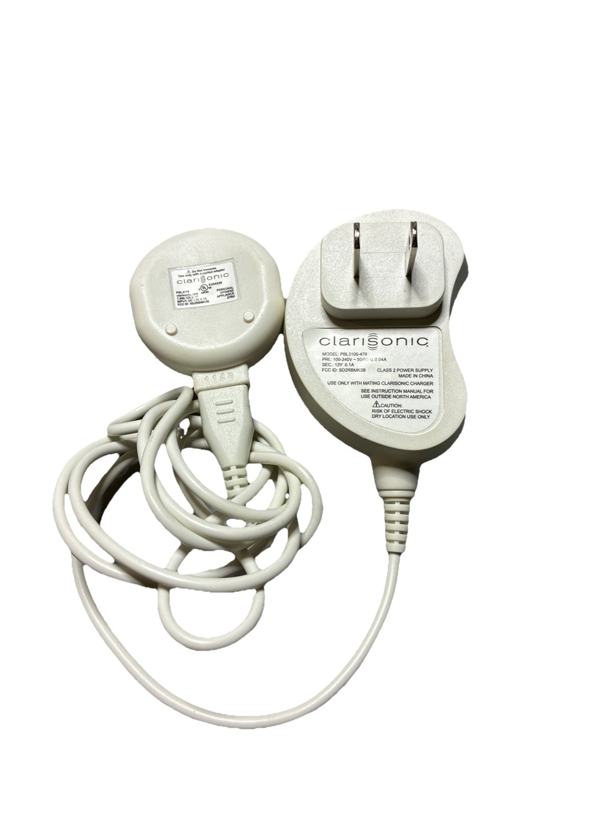 Clarisonic 12V 0.1A PBL3100-479 AC Power Supply Charger