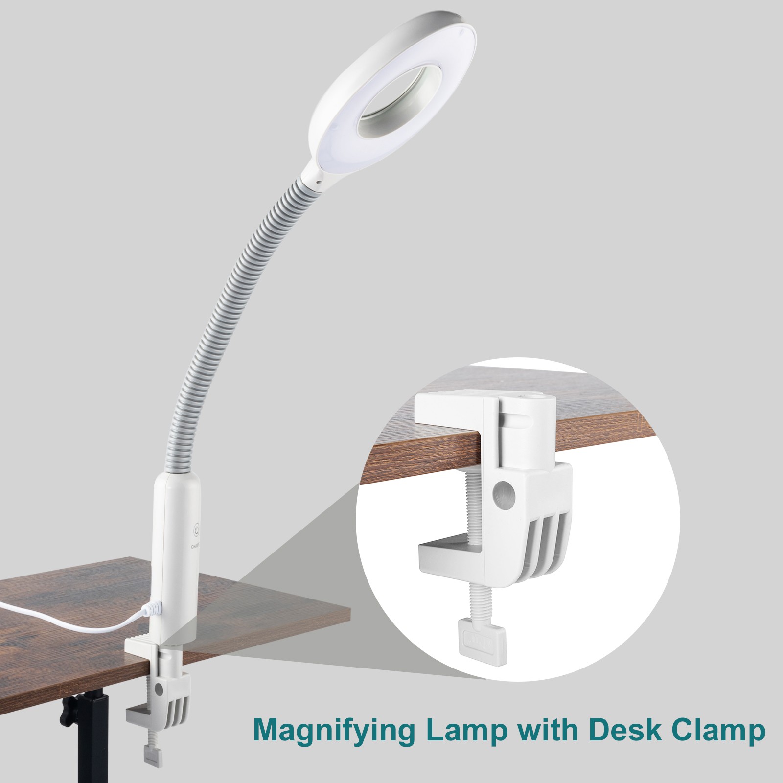 2 In 1 Professional Facial Steamer With 3X Magnifying Lamp Aromatherapy