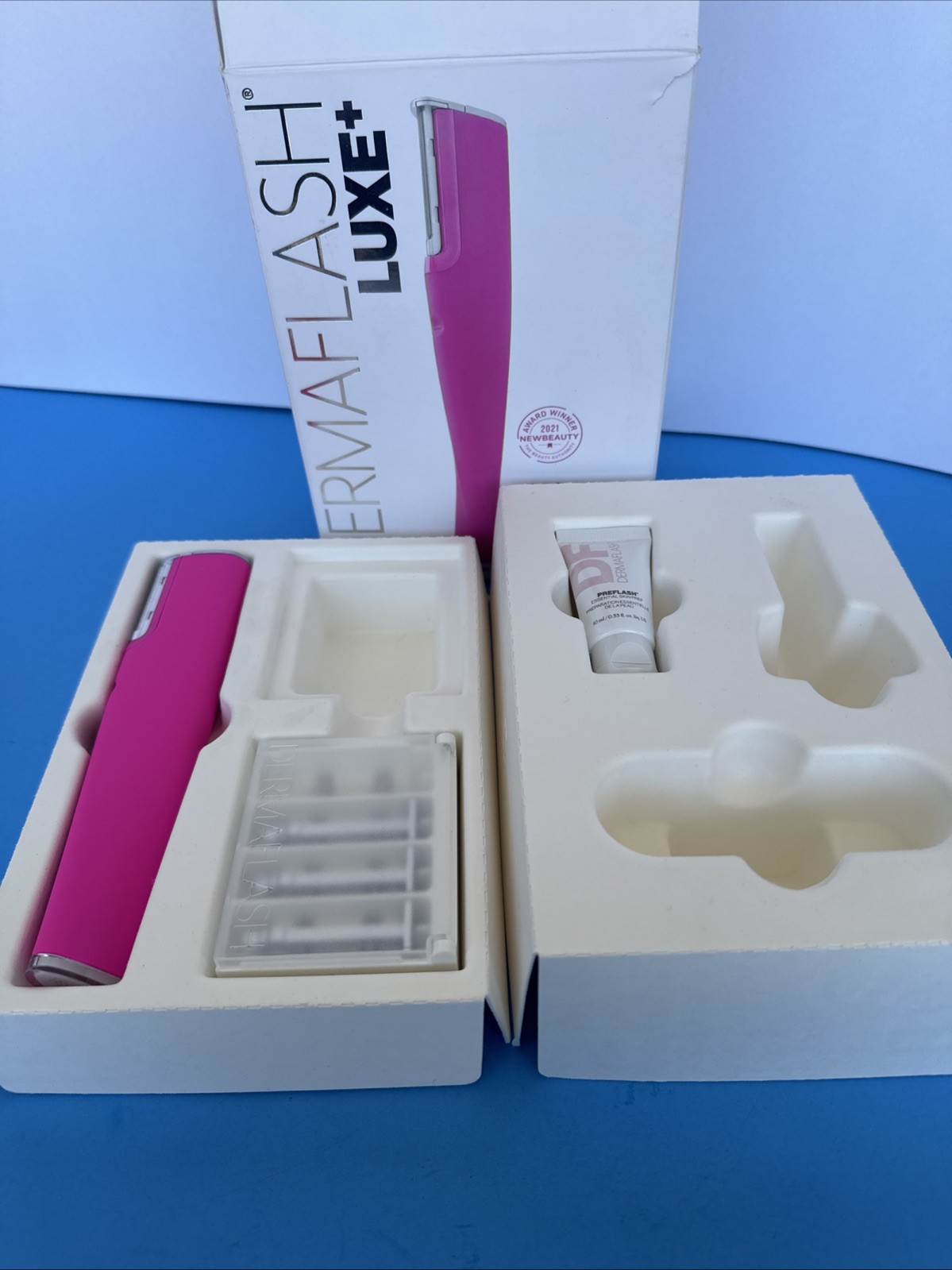 DERMAFLASH LUXE+ Device, Anti Aging, Exfoliation, Hair Removal, and Dermaplaning