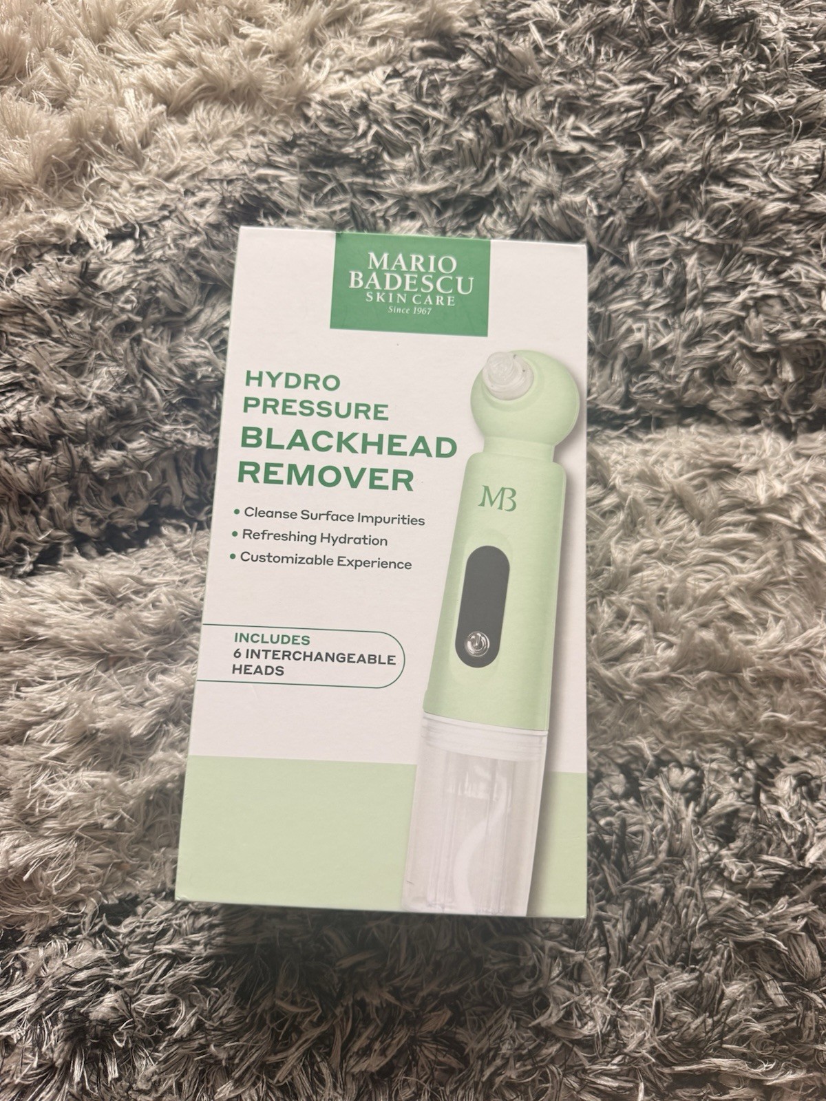 Mario Badescu Hydro Pressure Blackhead Remover, 3 Suction Levels, Warming Plate