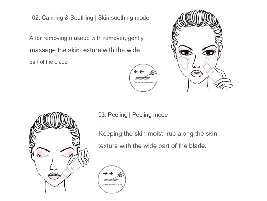 ESTE Aqua Peeling Galvanic Ion Massager Lifting Cooling Peeling Anti-Aging