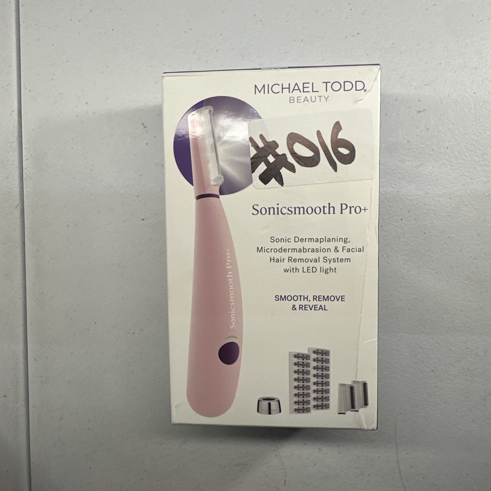Michael Todd Beauty Sonicsmooth Pro+ Dermaplane Razor for Women Face – Open Box