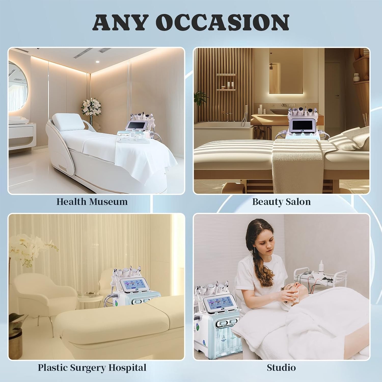 Facial Vacuum Cleaner 7 in 1 Beauty Device Home Salon