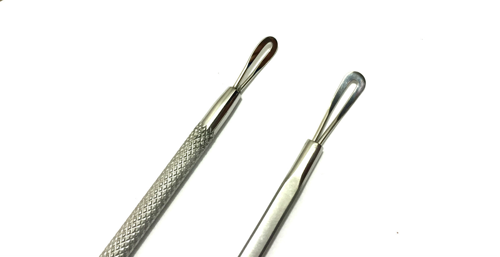 2pcs Blackhead Remover Comedone Acne Pimple Pore Blemish Extractor Needle Tool