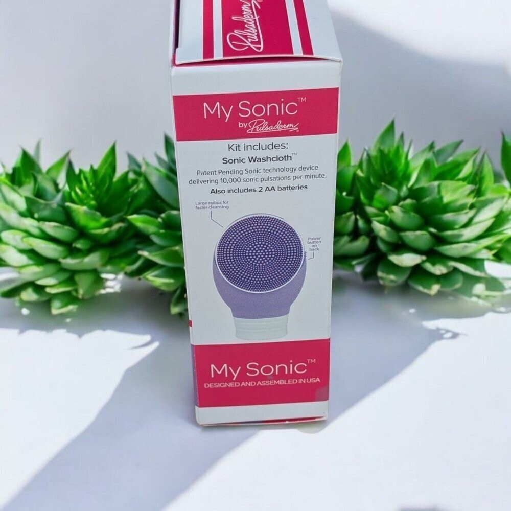 Pulsaderm Sonic Washcloth – Skin Brush Micro Pulse Cleansing (New)