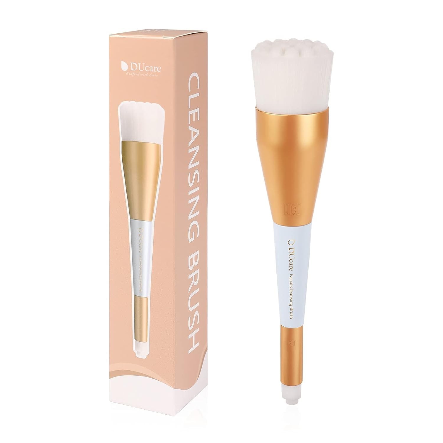 Manual Facial Cleansing Brush, 2-in-1 Skin Care face Brush Dual End Facial Ma…