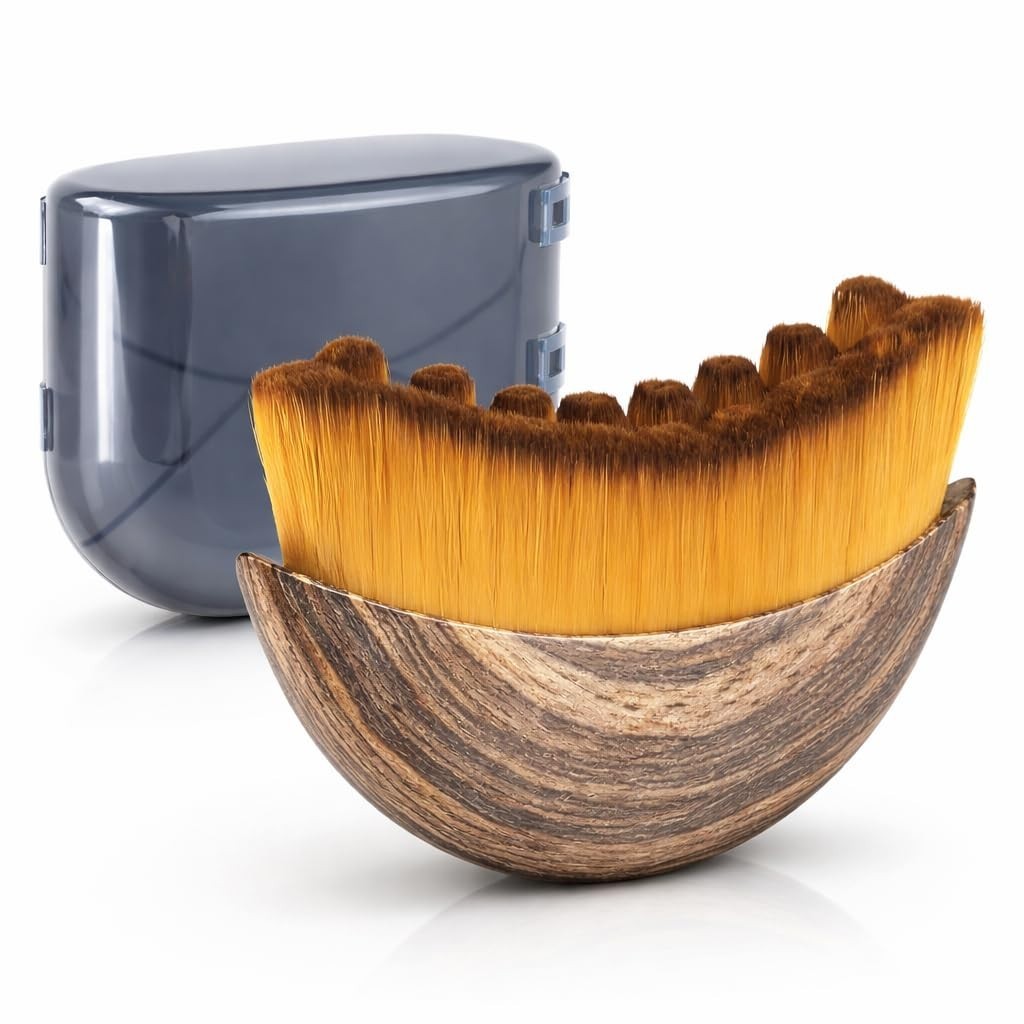 Lymphatic Drainage Face Brush – Dry Brushing Tool for Sculpting & Depuffing Skin