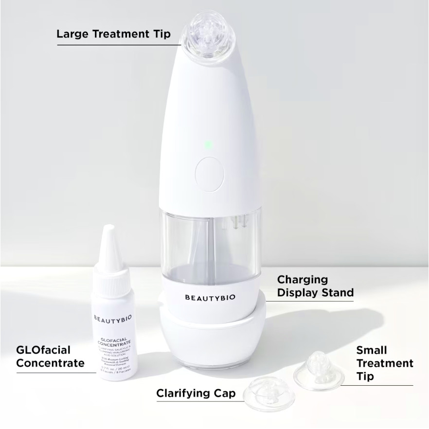 Brandnew Sealed BeautyBio GLOfacial Hydro-Infusion Pore Cleansing Tool