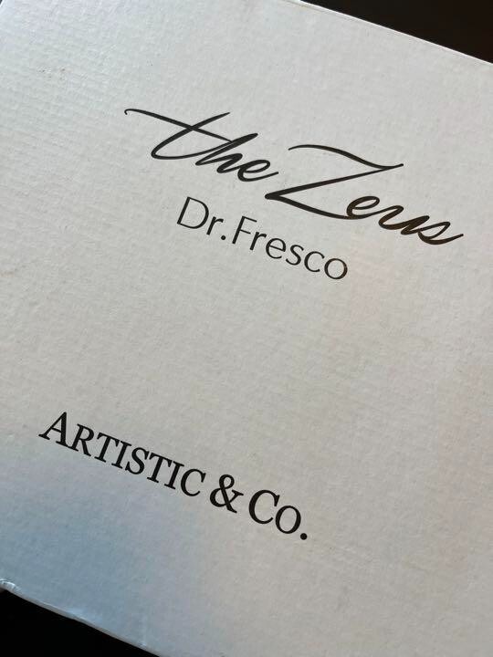 ARTISTIC & CO Dr. Fresco The Zeus Ultrasonic Facial Device Swarovski Gold New