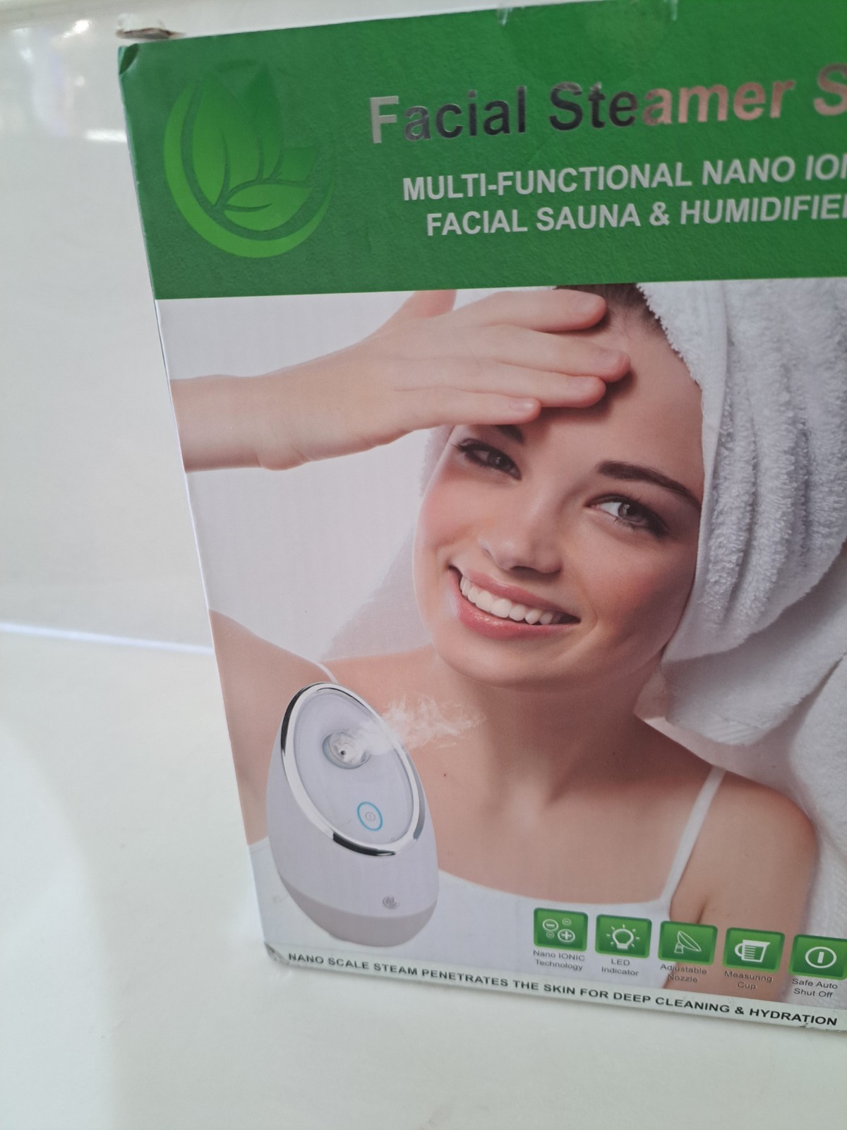 Facial Steamer Spa Multi-Functional Nano Ionic Facial Sauna & Humidifier