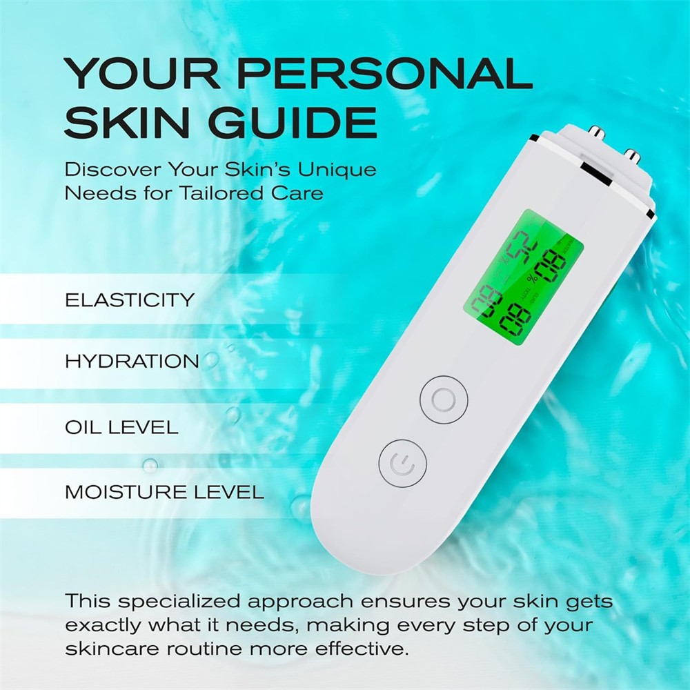 Digital Skin Hydration Monitor Corneometer Portable Temp Humidity Meter Tool