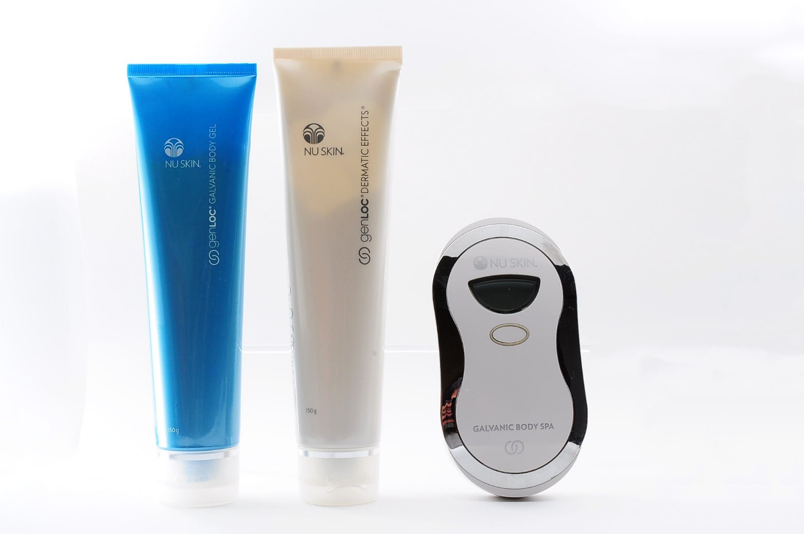 Nu Skin ageLOC Galvanic Body Spa System with Body Gel and Dermatic Effects Used