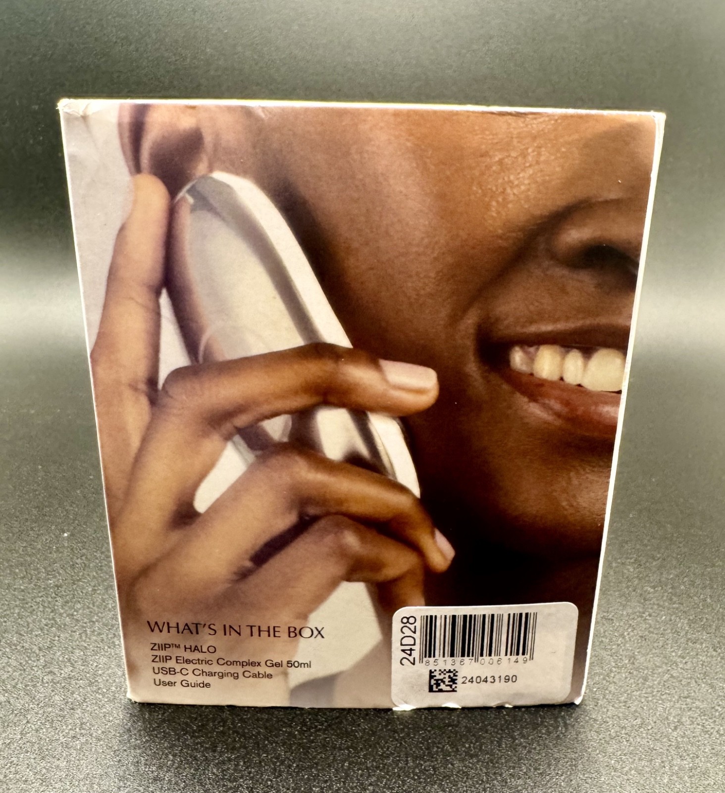 New in Box Ziip Halo Microcurrent Facial Toning Device