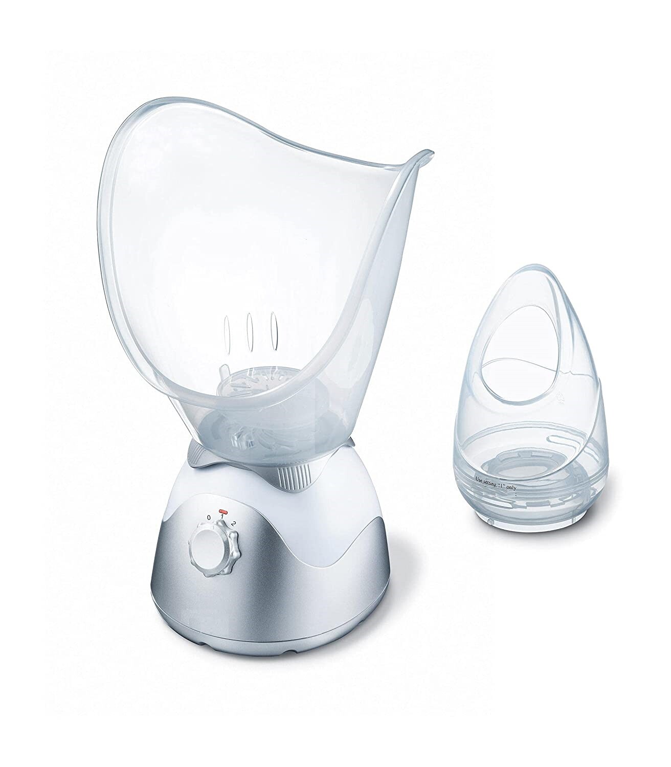 Facial Sauna for face care with Measuring cup, Steplessly variable (Multicolor)