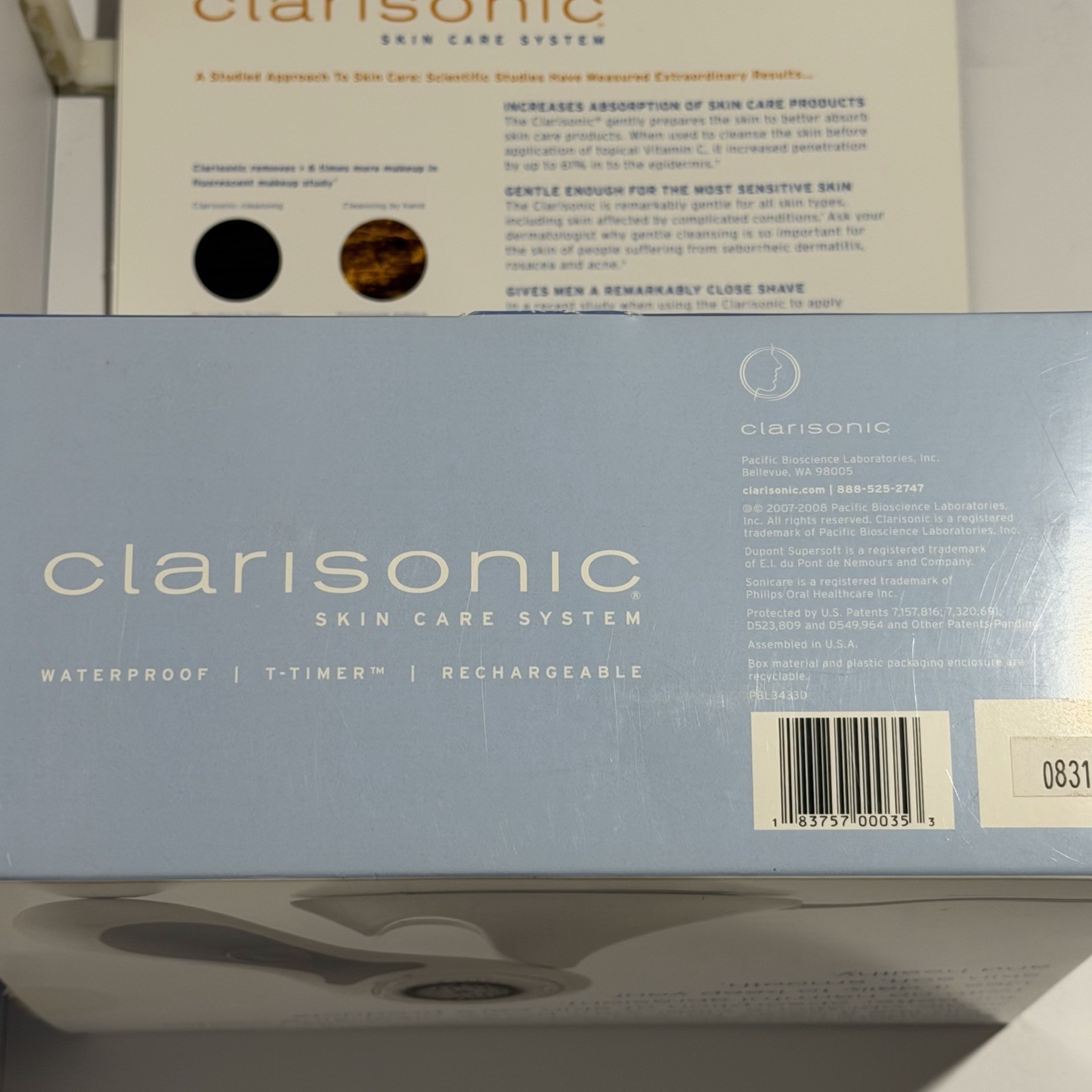 NOB VTG Clarisonic Skin Care System For PARTS ONLY Dead Battery Charger 3 Heads