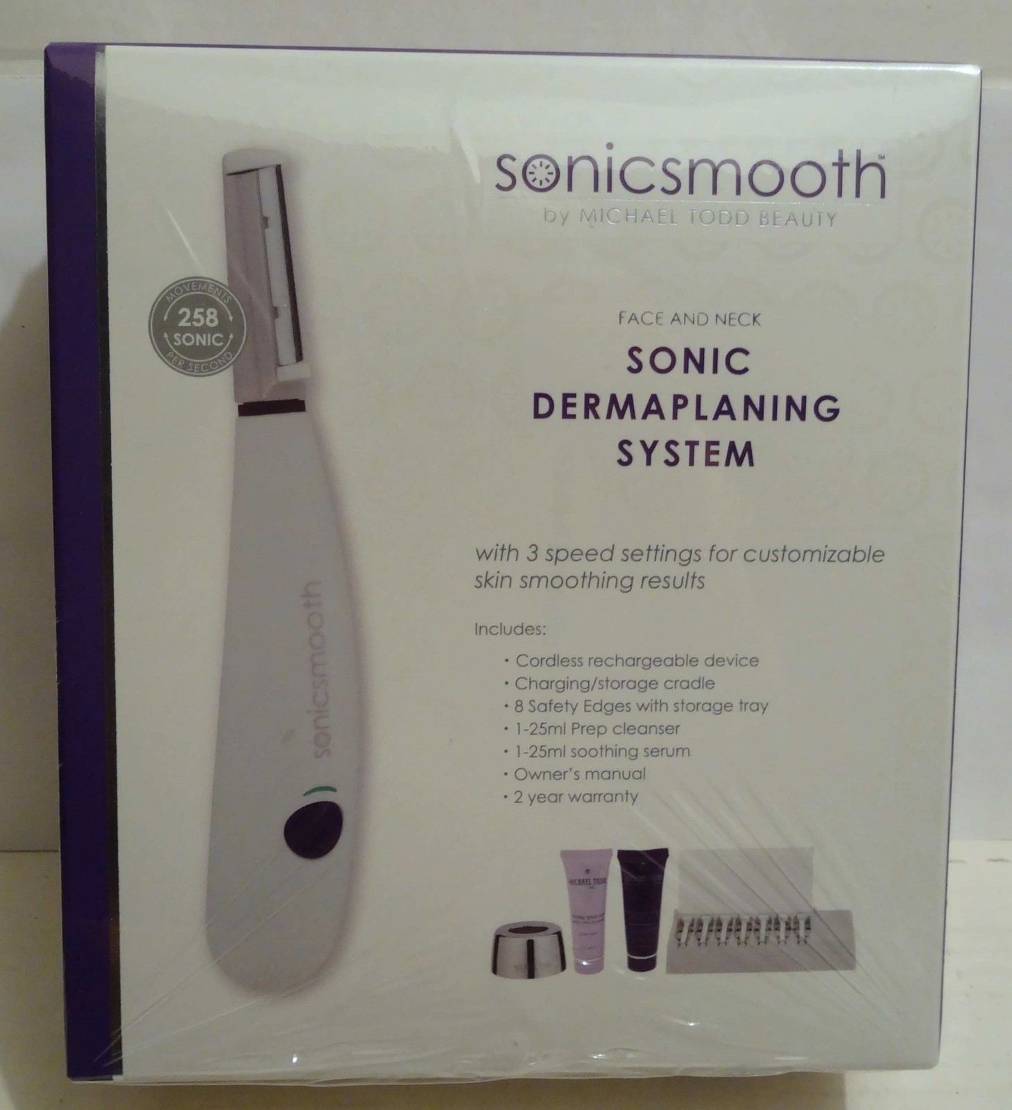 Michael Todd Sonicsmooth Face and Neck Sonic Dermaplaning Removal System