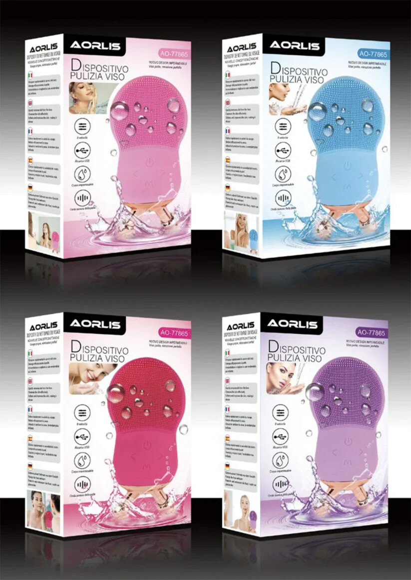 Aorlis AO-77865 Home Bathroom Accessory Pack Face Cleaning Device