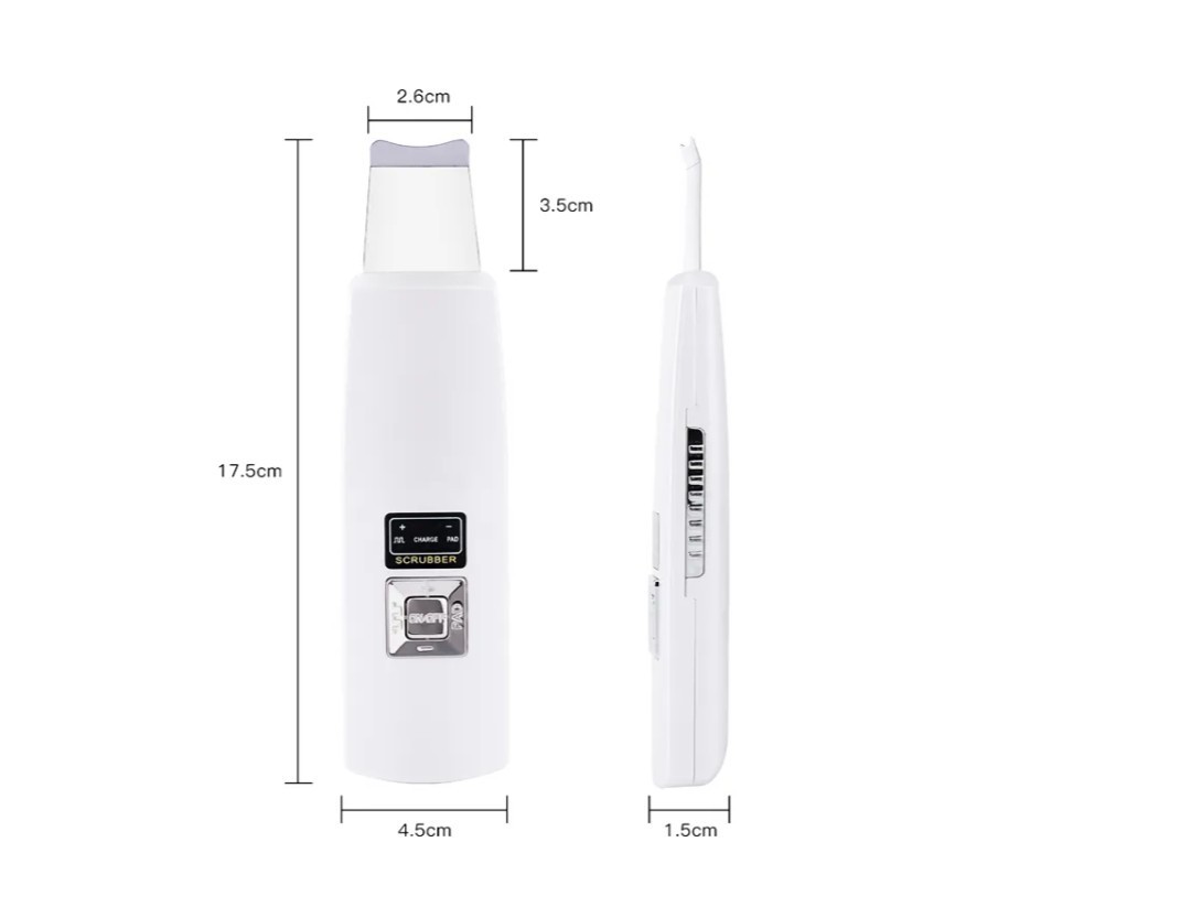 Prospera Panther Ultrasonic Facial Massager, featuring a white design with a…