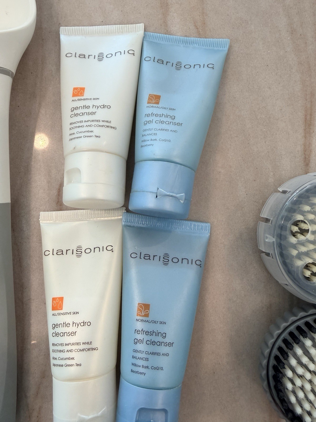 Clarisonic Brush Heads, Cleansers And Handle